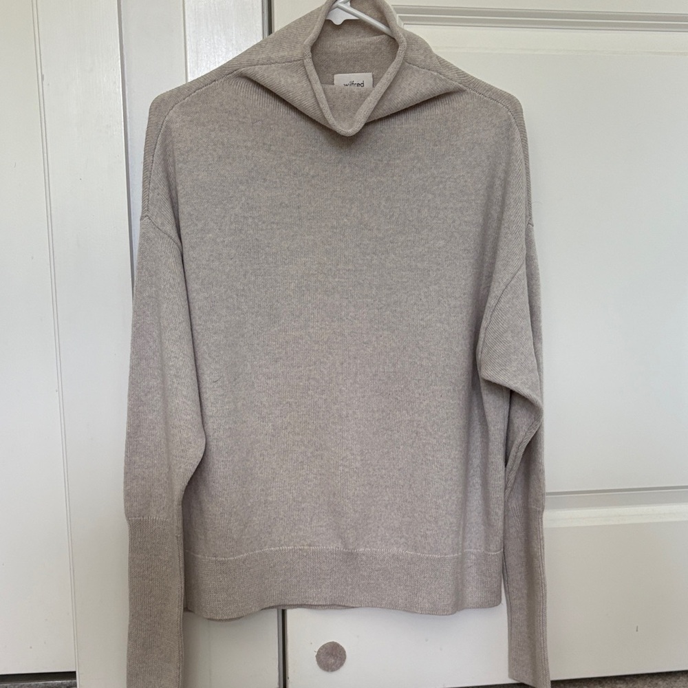 Wilfred Beige 100% Wool Sweater